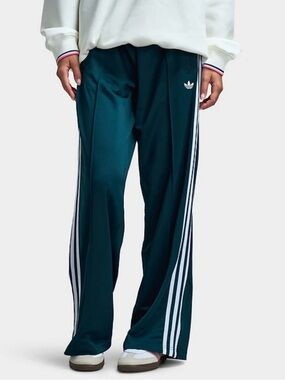 Adidas Women’s Adicolor Classic Firebird Loose Track Pants Aurora Ivy White